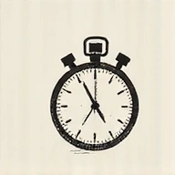 Illustration of a clock and dollar signs, representing efficiency