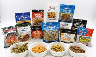 Different types of fish food containers